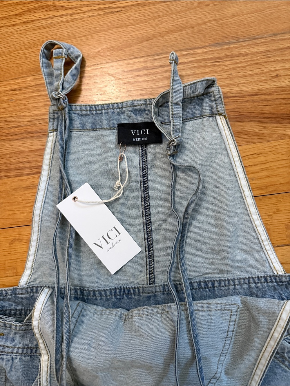 Vici Ziggie Wide Leg Overalls - Picture 5 of 5